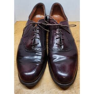 Alden Shell Cordovan Saddle Oxfords 994 10 A/C EUC No Cracks
